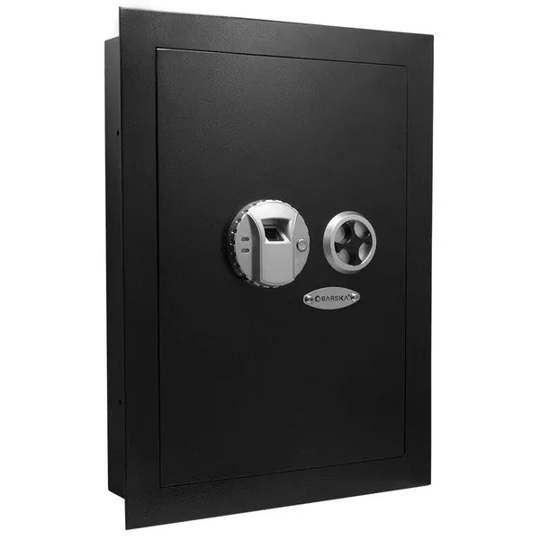 Barska AX13034 Biometric Wall Safe Left Opening