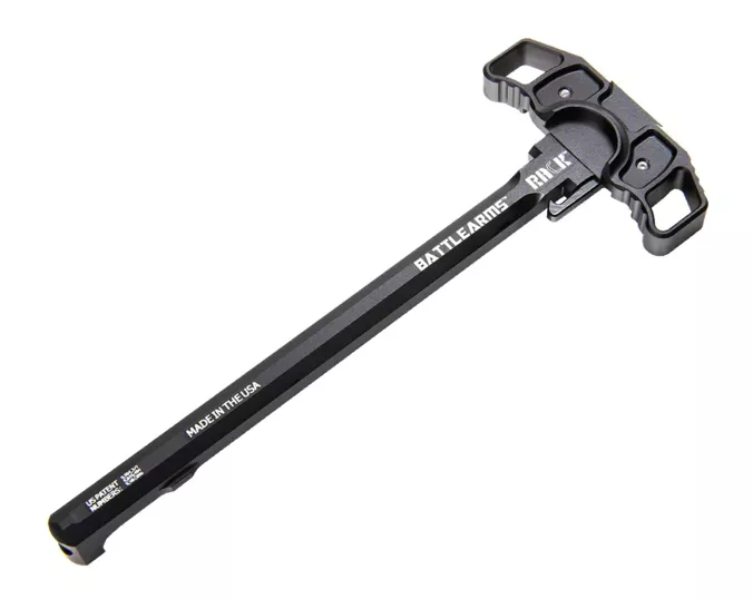 BATTLEARMS RACK Ambidextrous Charging Handle Battle Arms AR15 AR-15"BLK"