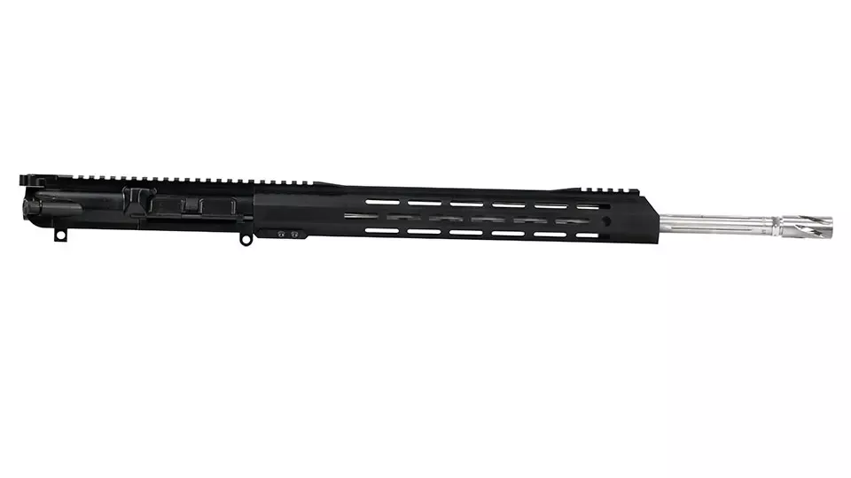 BC-10 | 22-250 Forged Upper | 20" 416R SS Straight Fluted Mid-weight Barrel | 1:14 Twist | Rifle Length Gas System | 15" MLOK Split Rail