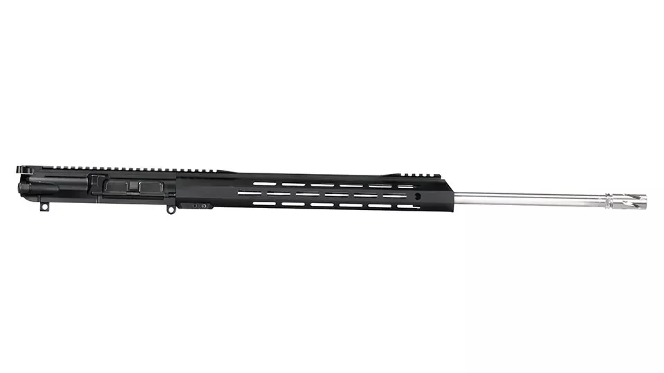 BC-10 | 22-250 Forged Upper | 24" 416R SS Light-weight Barrel | 1:14 Twist | Rifle Length Gas System | 15" MLOK Split Rail | with BCG & Charging Handle