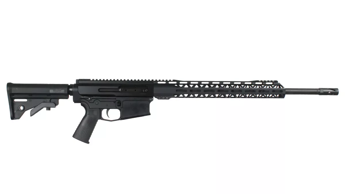 BC-10 | .22 Creedmoor Right Side Charging Rifle | 22" Parkerized Lightweight Barrel| 1:8 Twist | Forged Lower | Rifle Length Gas System | MLOK Split Rail