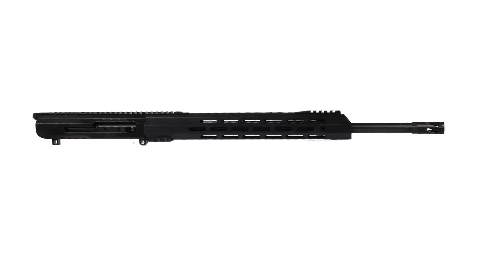 BC-10 | .22 Creedmoor Right Side Charging Upper Assembly | 20" Parkerized Lightweight Barrel | 1:8 Twist | Rifle Length Gas System | MLOK Split Rail
