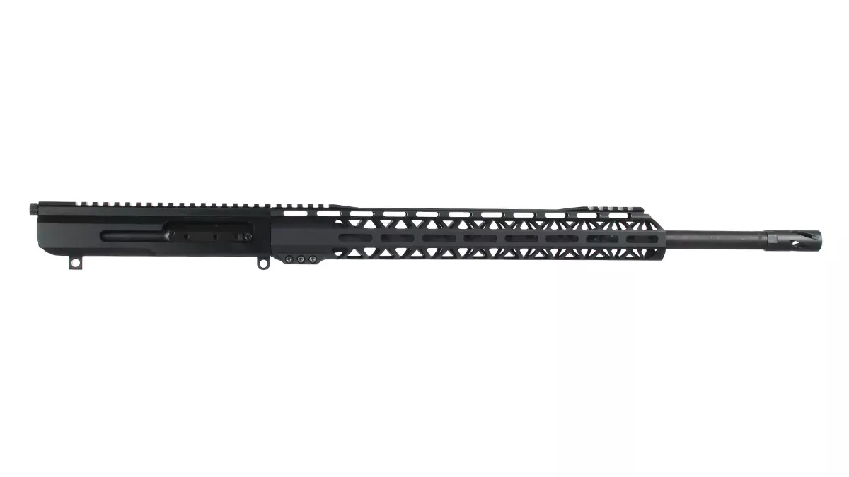 BC-10 | .22 Creedmoor Right Side Charging Upper Assembly | 22" Parkerized Lightweight Barrel| 1:8 Twist | Rifle Length Gas System | MLOK Split Rail