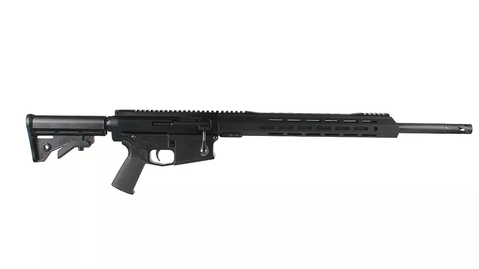 BC-10 | .243 Bolt Action Style Rifle | 20” Parkerzied Heavy Barrel | 1:8 Twist | 15” MLOK Split Rail | No Magazine