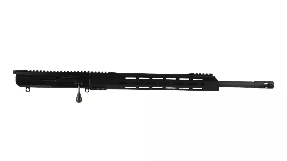 BC-10 | .243 Bolt Action Style Upper| 20” Parkerized Heavy Barrel | 1:8 Twist | 15” MLOK Split Rail