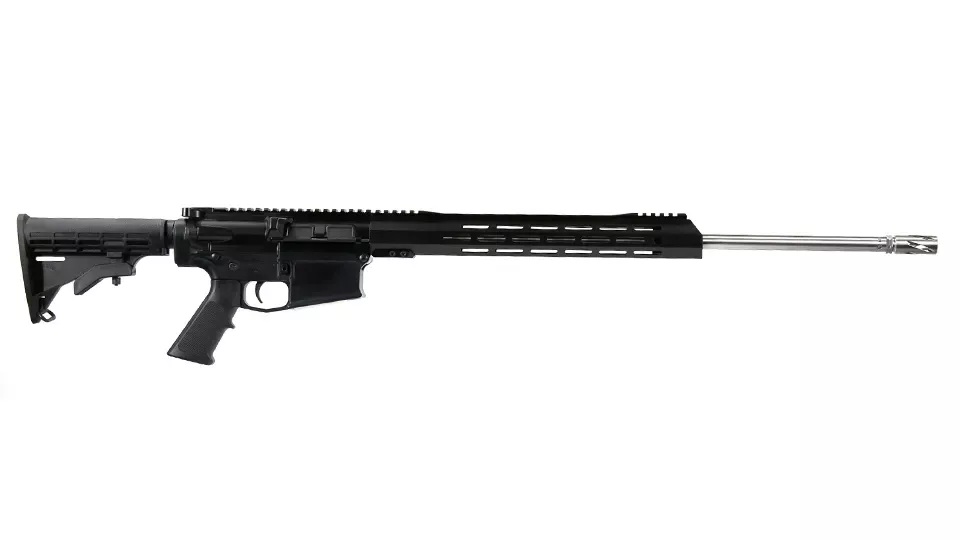 BC-10 | .243 Forged Rifle | 24" 416R SS Light-weight Barrel | 1:8 Twist | Rifle length Gas System | 15" MLOK Split Rail | No Magazine