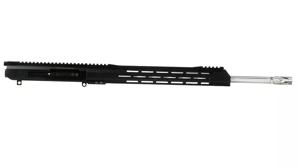 BC-10 | .243 Right Side Charging Upper | 20" 416R SS Heavy Barrel | 1:8 Twist | Rifle length Gas System | 15" MLOK Split Rail | with BCG & Charging Handle