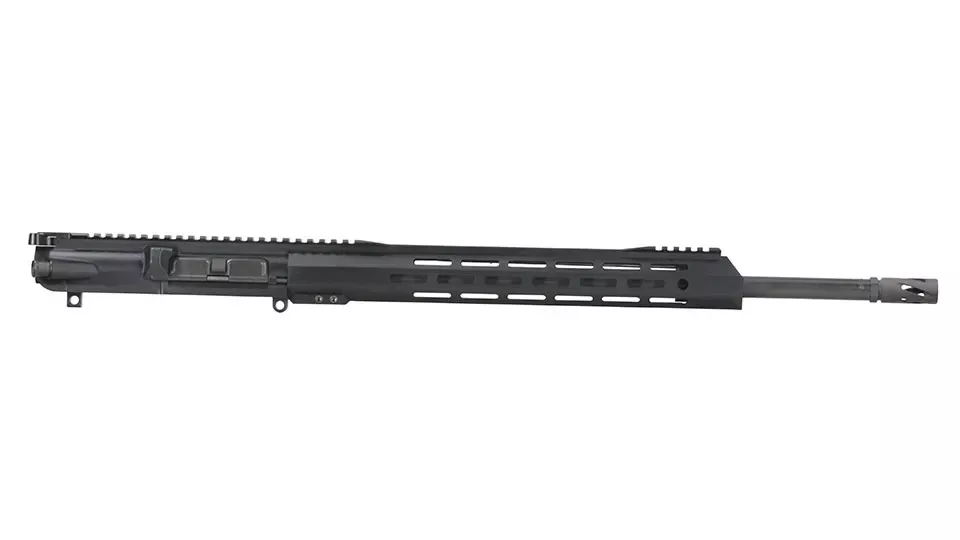 BC-10 | .243 Winchester Forged Upper | 20" Parkerized Heavy Barrel | 1:8 Twist | Rifle Length Gas System | 15" MLOK Split Rail | with BCG & Charging Handle