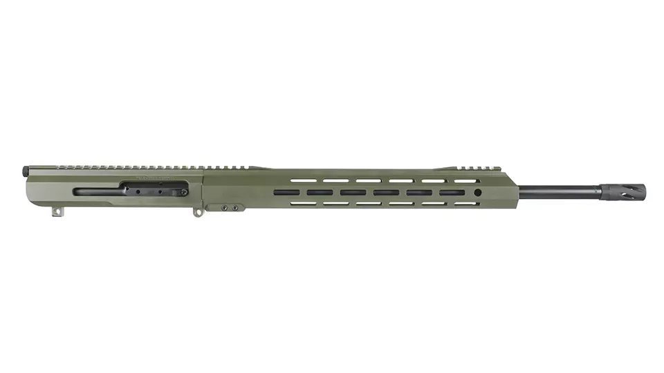 BC-10 | .243 Winchester Right Side Charging ODG Upper | 20" Black Nitride Heavy Barrel | 1:8 Twist | Rifle Length Gas System | 15" MLOK Split Rail | with BCG & Charging Handle