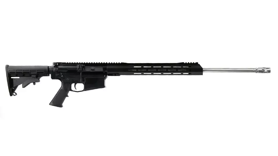 BC-10 | .243 Winchester Side Charging Rifle | 24" Stainless Lightweight- 0.936 | 1:8 Twist | Forging Lower | Stainless 416RRifle Length Gas System | MLOK | Split Rail