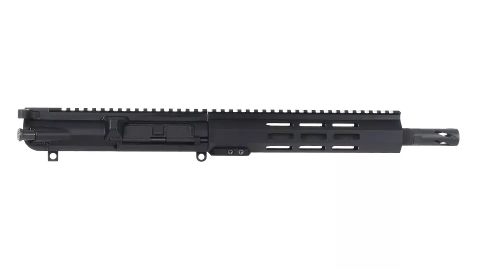BC-10 | .308 Complete Upper Assembly | 10.5" Parkerized Heavy Barrel | 1:10 Twist | Pistol Length Gas System | MLOK Split Rail