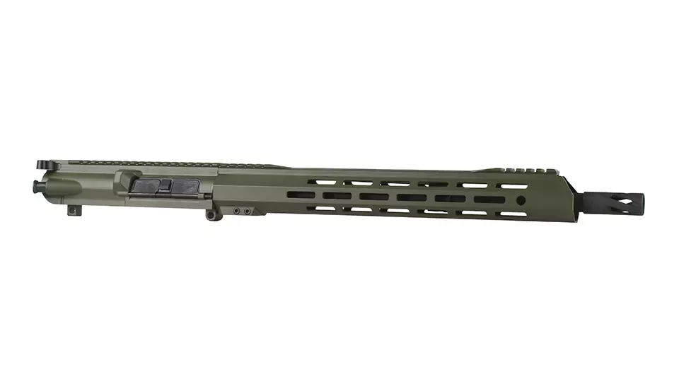 BC-10 | .308 ODG Cerakote Upper | 16" Parkerized Heavy Barrel| 1:10 Twist | Mid-Length Gas System | 15" MLOK Split Rail | with BCG & Charging Handle
