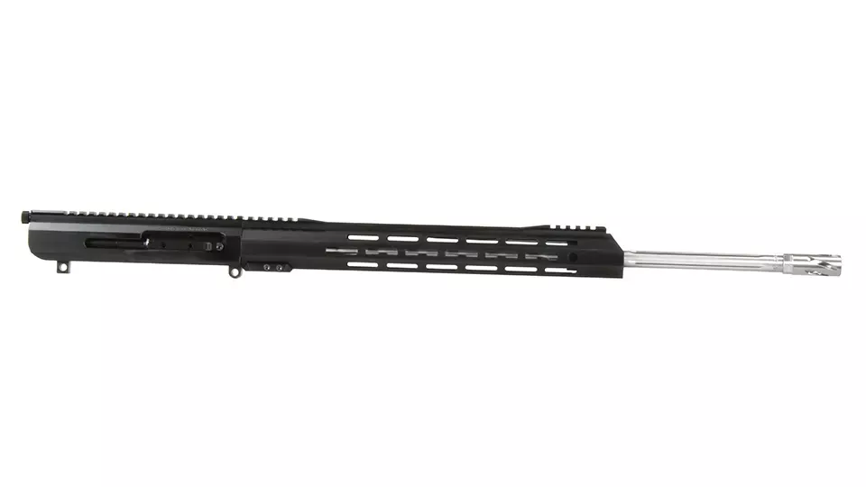 BC-10 | .308 Right Side Charging Upper | 22" 416R SS Straight Fluted Light-weight Barrel | 1:10 Twist | Rifle Length Gas System | 15" MLOK Split Rail | with BCG & Charging Handle