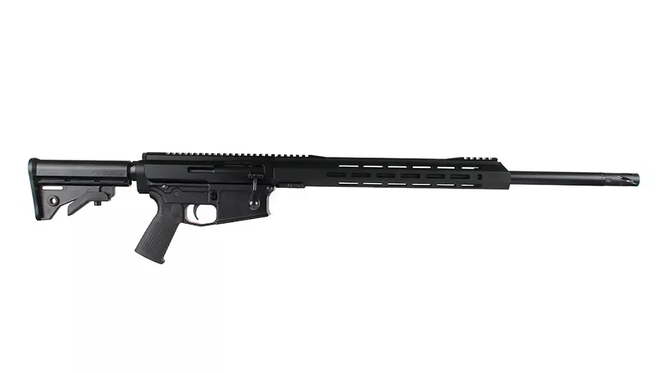 BC-10 | 6.5 Creedmoor Bolt Action Style Rifle | 22” Black Nitride Heavy Barrel | 1:8 Twist | 15” MLOK Split Rail | No Magazine