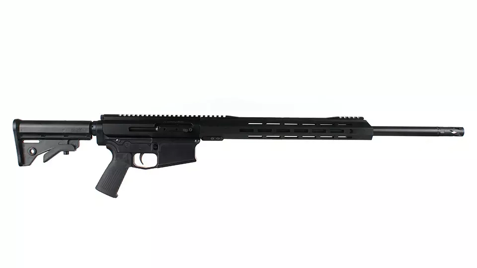 BC-10 | 6.5 Creedmoor Right Side Charging Rifle | 22" Parkerized Heavy Barrel | 1:8 Twist | Rifle Length Gas System | 15” MLOK Split Rail | No Magazine