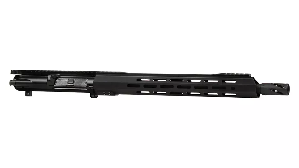 BC-10 | 8.6 Blackout Upper | 16" Parkerized SOCOM Barrel | 1:3 Twist | Carbine Length Gas System | 15" MLOK Split Rail | with BCG & Charging Handle