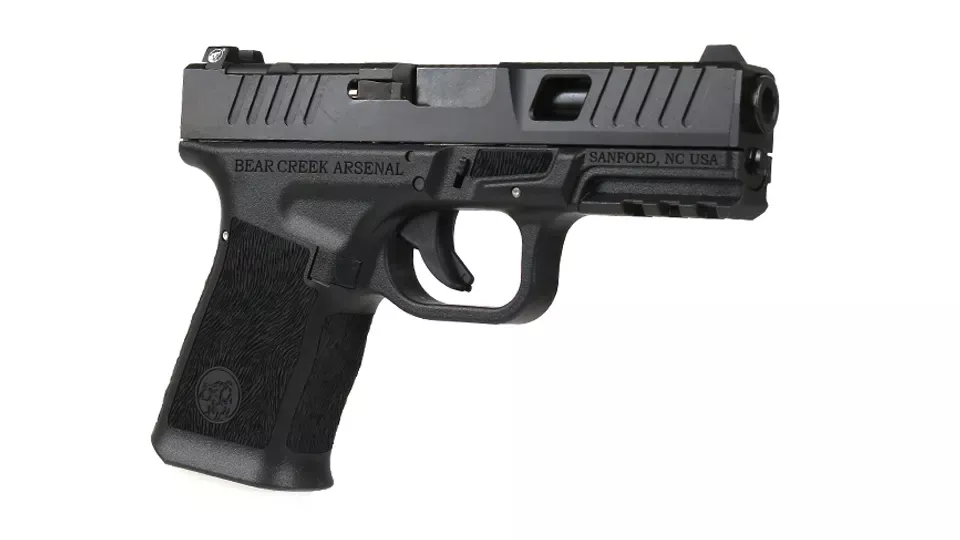 BC-102 | BCA Grizzly Compact | Window Cut 9mm Handgun | 9mm Black Nitride Barrel | 1:16 Twist | 15+1 Capacity