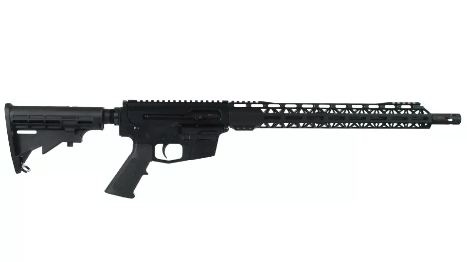 BC-10MM | 10mm Right Side Charging Complete Rifle | 16" Parkerized Government Barrel | 1:16 Twist | Billet Lower | Blowback Gas System | MLOK Split Rail