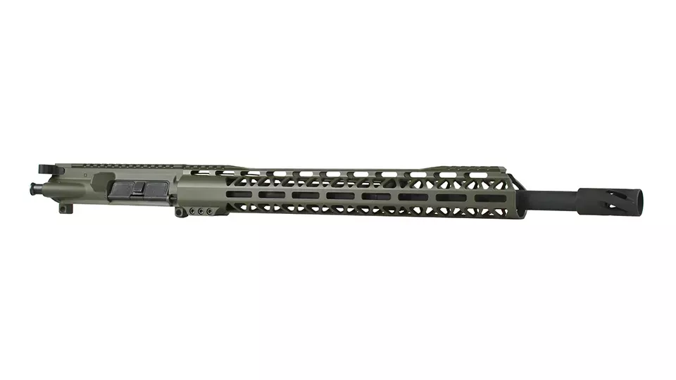 BC-15 | 12.7x42 ODG Cerakote Upper | 18" Parkerized Heavy Barrel | 1:20 Twist | Mid-Length Gas System | Talon 15” MLOK Split Rail | with BCG & Charging Handle