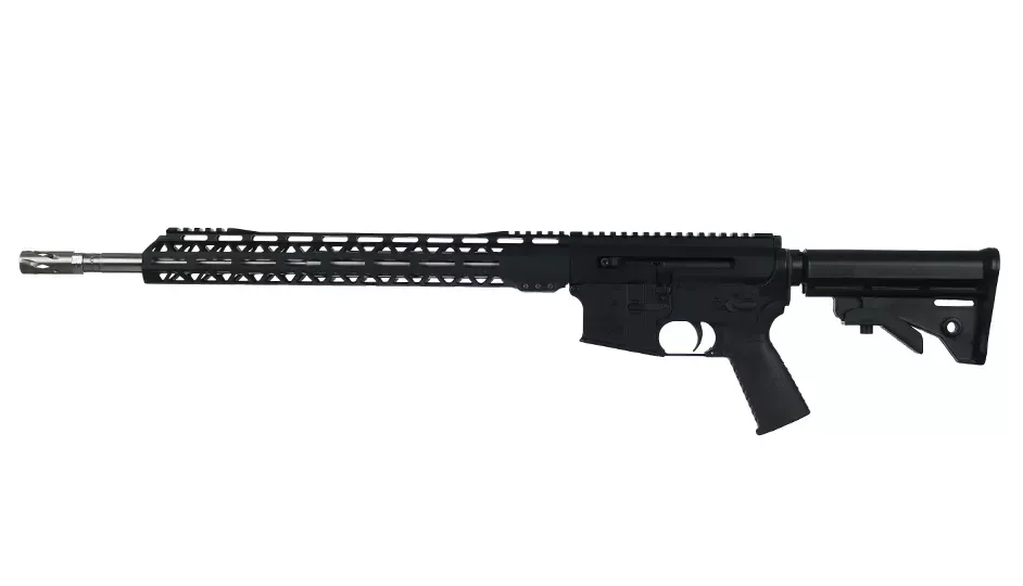BC-15 | .22 ARC Left Side Charging Right Eject Complete Rifle | 18" 416R SS Heavy Barrel | Rifle Gas System | 1:7 Twist | Forged Lower | MLOK Split Rail