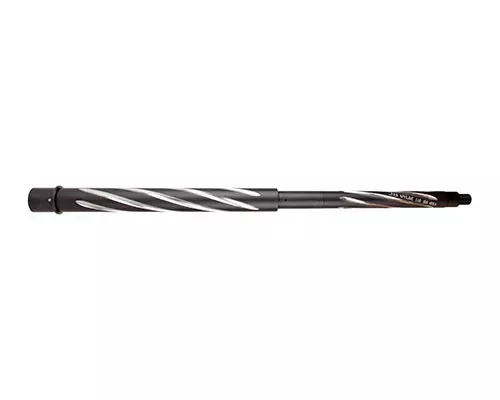 BC-15 | .223 Wylde | 18" 416R SS Black Nitride Bear Claw Fluted Heavy Barrel | 1:8 Twist | Mid-Length Gas System