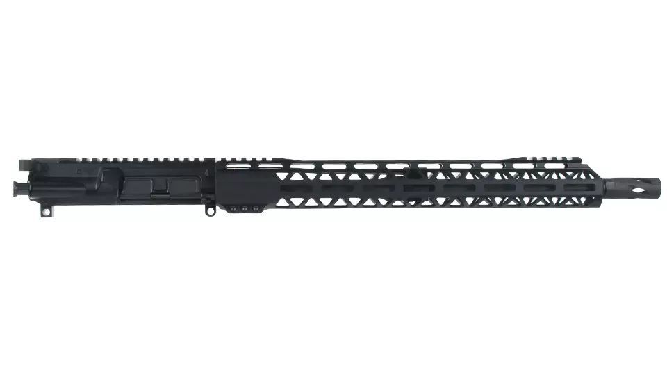 BC-15 | .223 Wylde Complete Upper Assembly | 16" Parkerized Mid Weight Barrel | 1:8 Twist | Mid Length Gas System | MLOK Split Rail