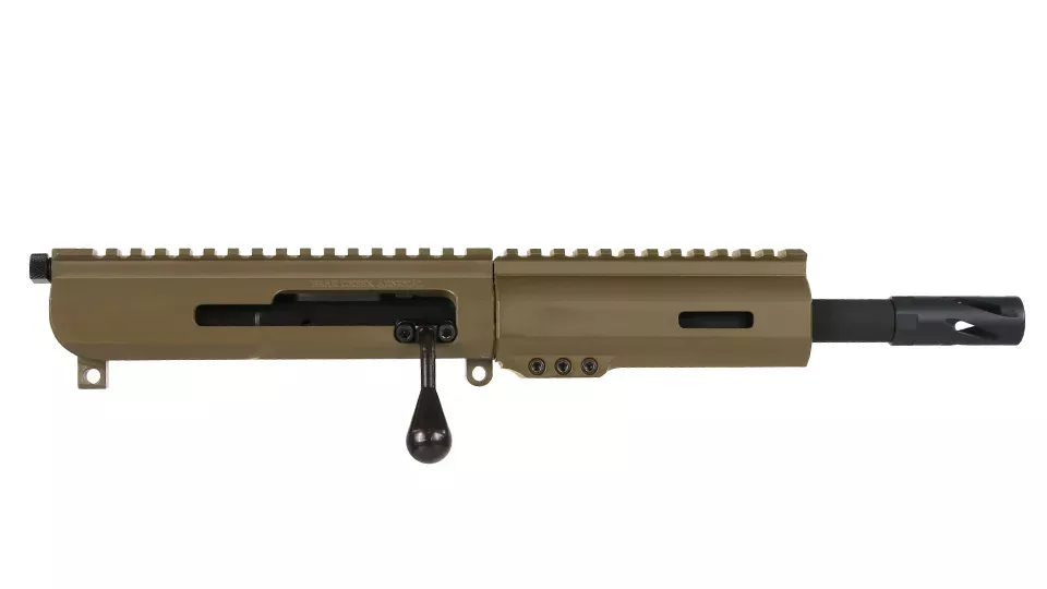 BC-15 | .223 Wylde Flat Dark Earth Cerakote Bolt Action Style Upper Assembly | 7.5" Parkerized Contour| 1:7 Twist | 4150Pistol Length Gas System | MLOK Split Rail