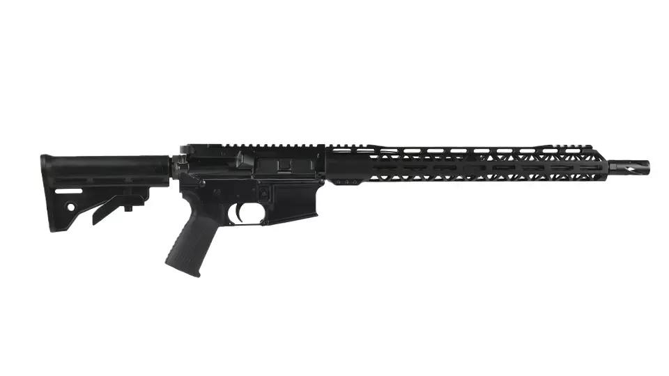 BC-15 | .223 Wylde Forged Rifle | 16” Black Nitride Straight Fluted Heavy Barrel | Carbine Length Gas System | 1:8 Twist | Talon 15” MLOK Split Rail | No Magazine