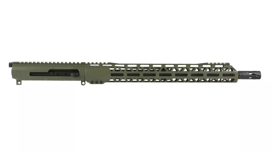BC-15 | .223 Wylde Right Side Charging Cerakote Upper | 16" Parkerized Heavy Barrel | 1:8 Twist | Carbine Length Gas System | Talon MLOK Split Rail | with BCG & Charging Handle