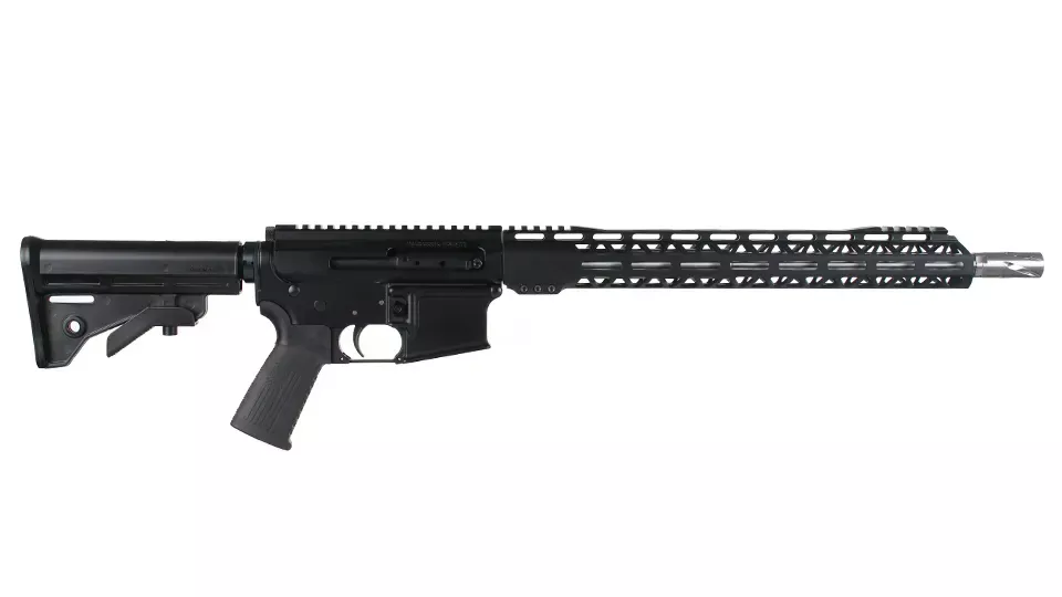BC-15 | .223 Wylde Right Side Charging Forged Rifle | 16” 416R SS M4 Barrel | 1:8 Twist | Carbine Length Gas System | 15” MLOKSplit Rail| No Magazine