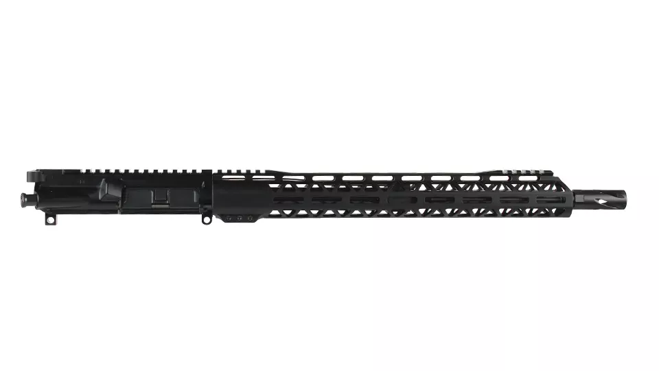BC-15 | .223 Wylde Upper | 16” Black Nitride Straight Fluted Heavy Barrel | 1:8 Twist | Carbine Length Gas System | Talon 15” MLOK Split Rail | with BCG & Charging Handle