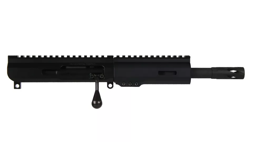 BC-15 | .300 Blackout Bolt Action Style Upper | 7.5" Parkerized Heavy Barrel | 1:8 Twist |Hammer Forged |Bufferless | Pistol Length Gas System | MLOK Split Rail