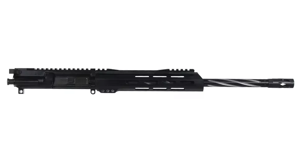 BC-15 | .300 Blackout Complete Upper Assembly | 16" Black Nitride Heavy Barrel | 1:8 Twist | Bear Claw Flutes | Carbine Length Gas System | MLOK Split Rail