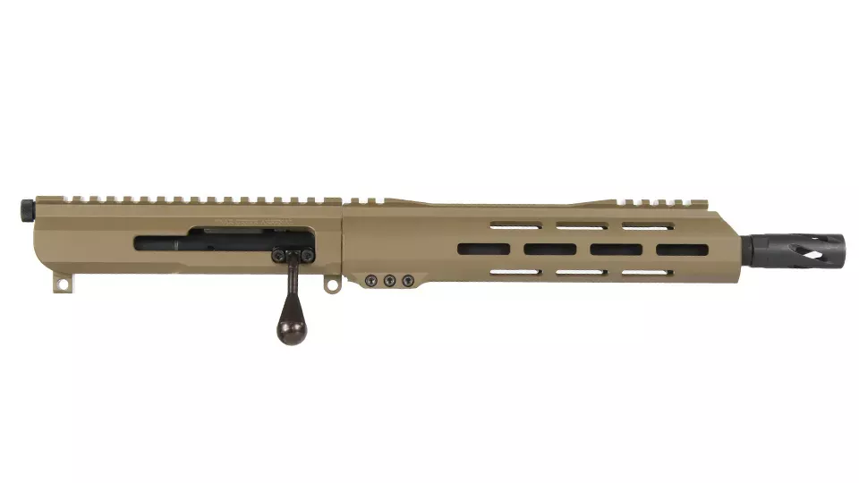 BC-15 | .300 Blackout Flat Dark Earth Cerakote Bolt Action Style Upper Assembly | 10.5" Parkerized Heavy Barrel| 1:8 Twist | 4150Pistol Length Gas System | MLOK Split Rail