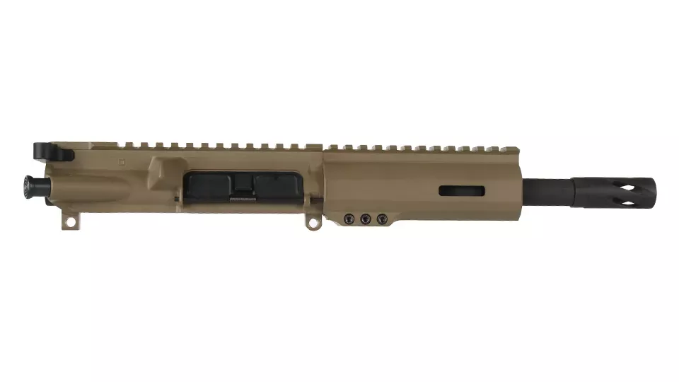 BC-15 | .300 Blackout Flat Dark Earth Cerakote Forged Upper Assembly | 7.5" Parkerized Heavy Barrel| 1:8 Twist | Pistol Length Gas System | MLOK Split Rail