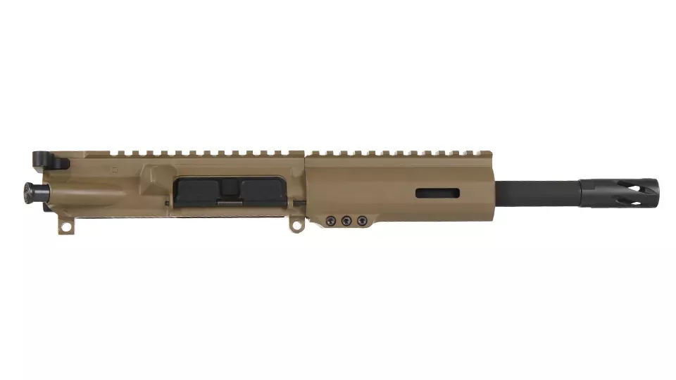 BC-15 | .300 Blackout Flat Dark Earth Cerakote Forged Upper Assembly | 8.5" Parkerized Heavy Barrel | 1:8 Twist | 4150Pistol Length Gas System | MLOK Split Rail