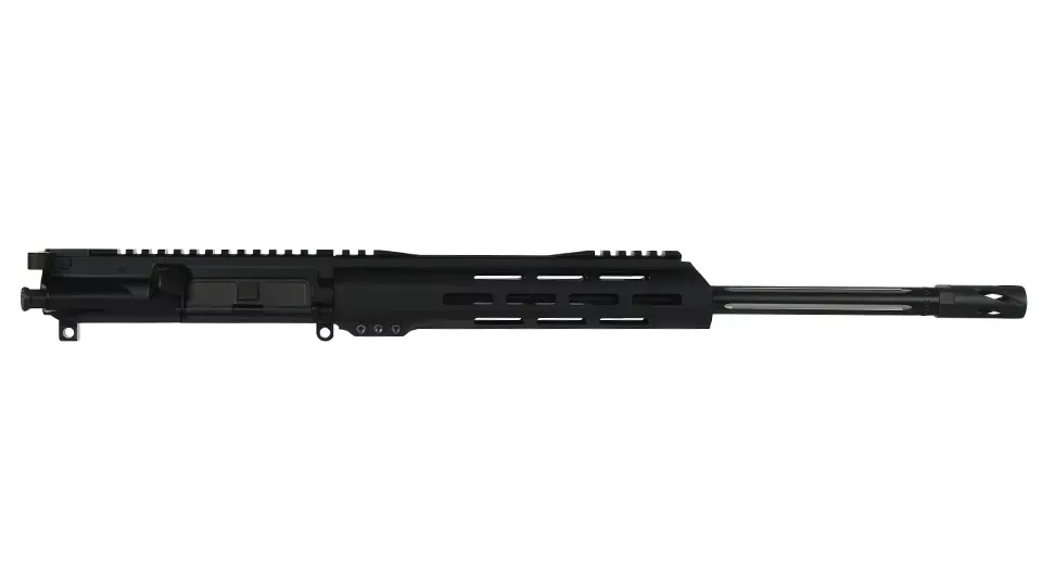 BC-15 | .300 Blackout Forged Complete Upper Assembly | 16" Black Nitride Stainless Heavy Barrel | 1:8 Twist | Black Wolf Fluted| Carbine Length Gas System | MLOK Split Rail