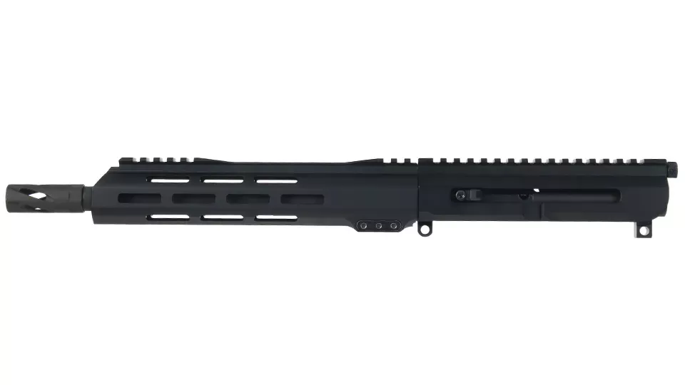 BC-15 | .300 Blackout Left Side Charging Right Eject Complete Upper | 10.5" Parkerized Heavy Barrel | Pistol Gas System | 1:8 Twist | MLOK Split Rail
