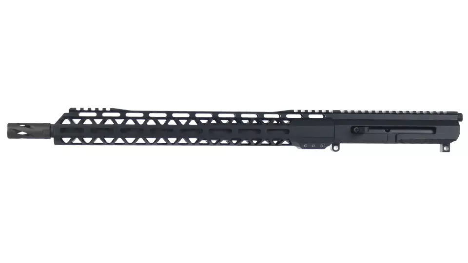 BC-15 | .300 Blackout Left Side Charging Right Eject Complete Upper | 16" Parkerized Heavy Barrel | Carbine Gas System | 1:8 Twist | MLOK Split Rail