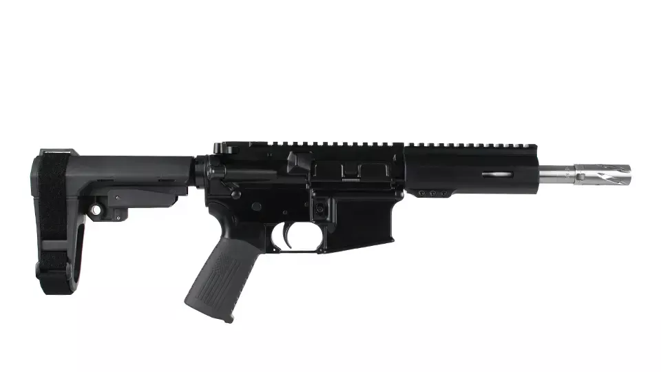 BC-15 | .300 Blackout Pistol | 7.5" Stainless Heavy Barrel- 0.75 | 1:8 Twist | Forging Lower | Stainless 416RPistol Length Gas System | MLOK Split Rail - Brace