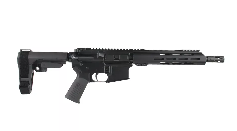 BC-15 | .300 Blackout Pistol with Brace| 10.5" Parkerized Heavy Barrel | 1:8 Twist | Pistol Length Gas System | 9.5" MLOK Split Rail| No Magazine