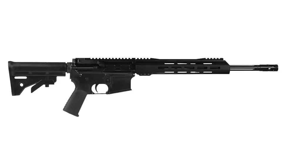 BC-15 | .300 Blackout Rifle | 16" Black Nitride Stainless Heavy Barrel- 0.750 | 1:8 Twist | Forging Lower | Black Wolf Flutes | Stainless 416RCarbine Length Gas System | MLOK | Split Rail