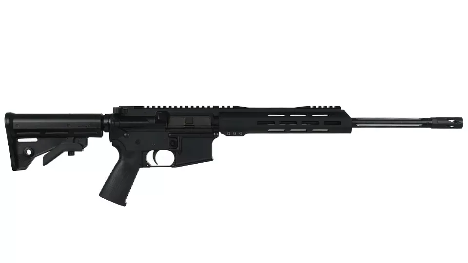 BC-15 | .300 Blackout Rifle | 16" Black Nitride Stainless Heavy Barrel| 1:8 Twist | Forged Lower | Black Wolf Fluted | Carbine Length Gas System | MLOK Split Rail