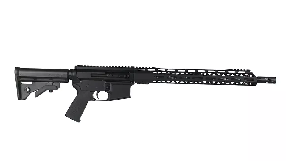 BC-15 | .300 Blackout Side Charging Complete Rifle | 16" Black Nitride Stainless Heavy Barrel- 0.750 | 1:8 Twist | Forging Lower | Bear Claw Flutes | Stainless 416RCarbine Length Gas System | MLOK | Split Rail
