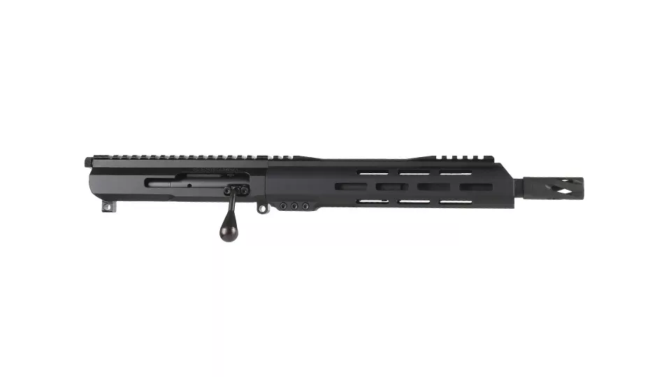 BC-15 | .338 Arc Bolt Action Style Upper | 10.5" Parkerized Heavy Barrel | 1:8 Twist | Talon 10” MLOK Split Rail | with BCG & Charging Handle