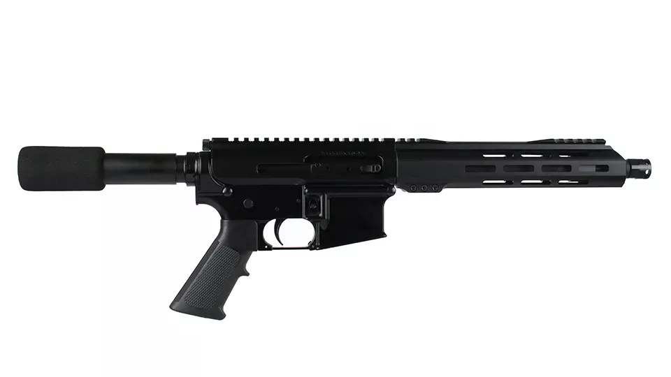 BC-15 | .338 ARC Side Charging Pistol | 10.5" Parkerized Heavy Barrel- 0.75 | 1:8 Twist | Forging Lower | 4150Pistol Length Gas System | MLOK Split Rail - Micro Flash Hider