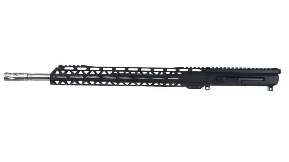 BC-15 | .350 Legend Left Side Charging Right Eject Complete Upper | 18" 416R SS Heavy Barrel | Rifle Gas System | 1:16 Twist | MLOK Split Rail