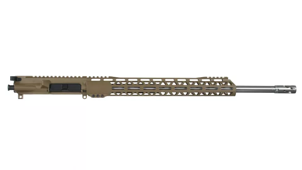 BC-15 | .400 Legend Flat Dark Earth Cerakote Forged Upper Assembly | 20" Stainless Heavy Barrel | 1:16 Twist | Stainless 416RCarbine Length Gas System | MLOK Split Rail