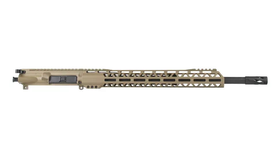 BC-15 | .400 Legend Flat Dark Earth Cerakote Upper | 18" Parkerized Heavy Barrel | 1:16 Twist | Carbine Length Gas System | MLOK Split Rail