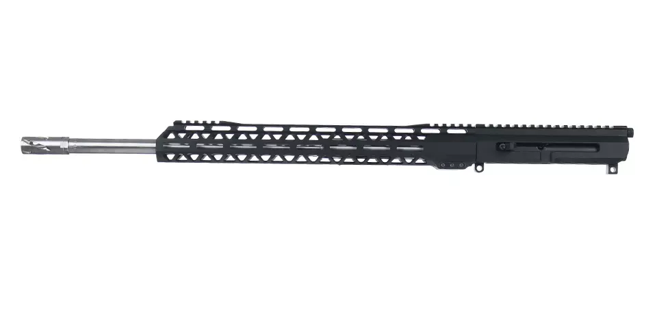 BC-15 | .400 Legend Left Side Charging Right Eject Complete Upper | 20" 416R SS Heavy Barrel | Rifle Gas System | 1:16 Twist | MLOK Split Rail